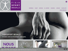 Tablet Screenshot of fisiosportbesalu.com